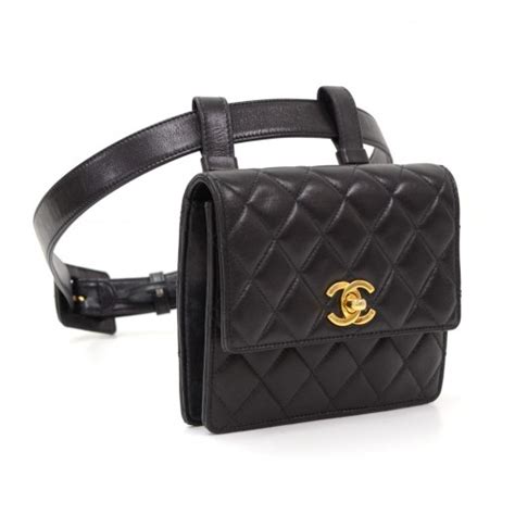 chanel vintage quilted waist bag|chanel bag vintage 1960.